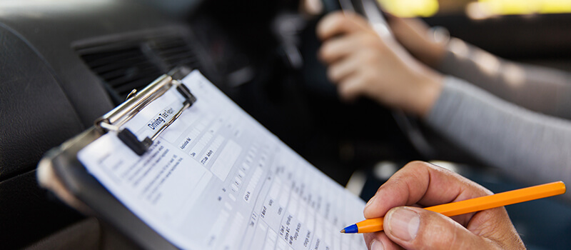 driving test marking sheet